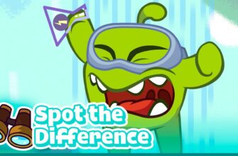 Spot the Difference with Om Nom!